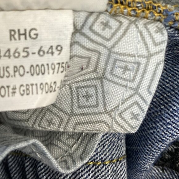 511 Tactical Skinny Jeans Men 38x32 Distressed Blue Stretch Denim Pants Workwear - Picture 16 of 16